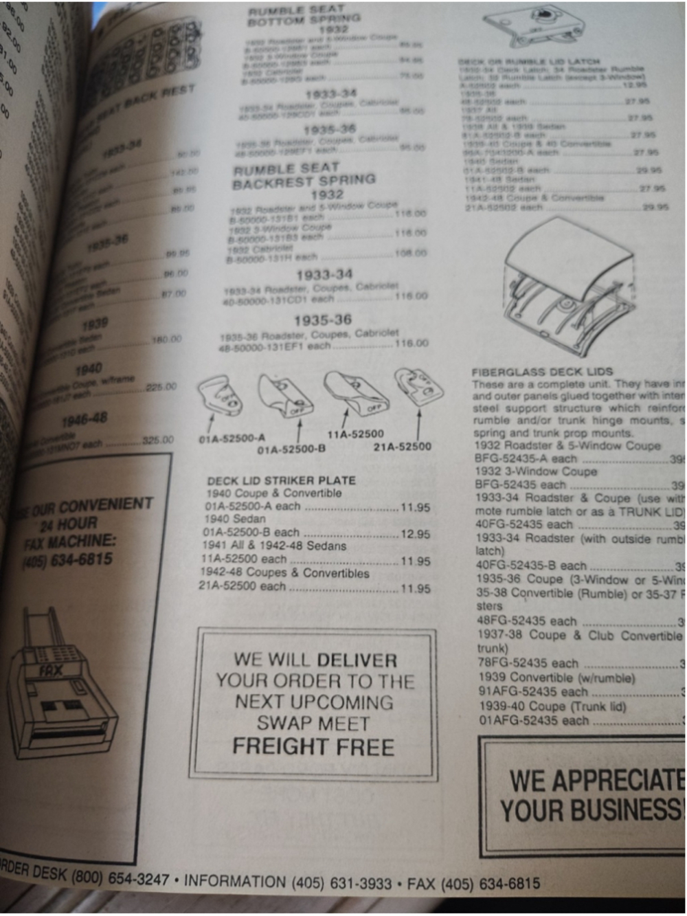 Vintage 1932-1948 Passenger & Pickup & Part Catalog Obsolete Ford Parts Inc Plus - Picture 9 of 12